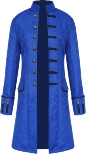 Apocrypha Mens Vintage Tailcoat Jacket Goth Long Steampunk Victorian Frock Coat