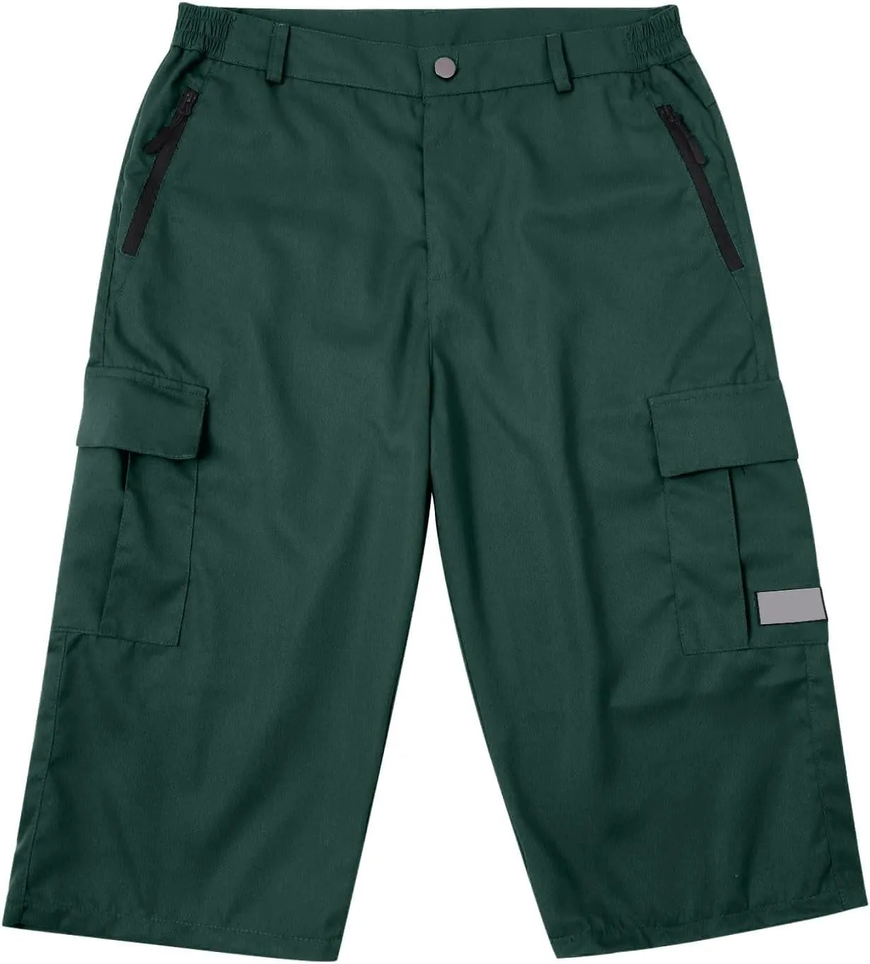 Big and Tall Cargo Shorts for Men Quick Dry Lightweight Hiking Athletic 3/4 Capris Casual Work Golf Short Pant Pocket