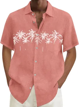CRNTCEM Mens Solid Color Button Down Shirts 2025 Summer Regular Fit Business Dress Shirts Wrinkle Free Casual Wedding Blouses