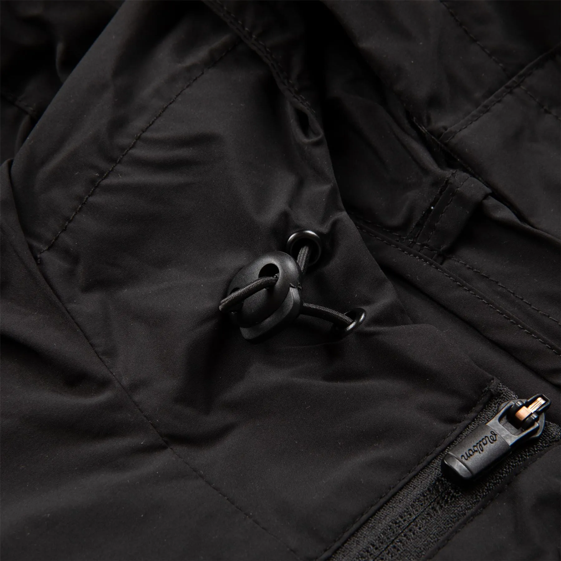 Evergreen Nylon Anorak Black - W24