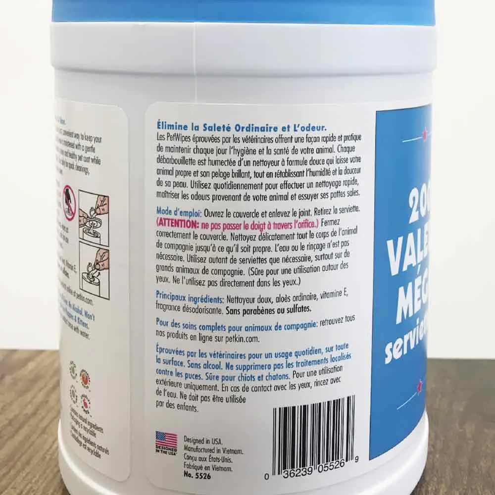 Extra Mega Value PetWipes from Petkin