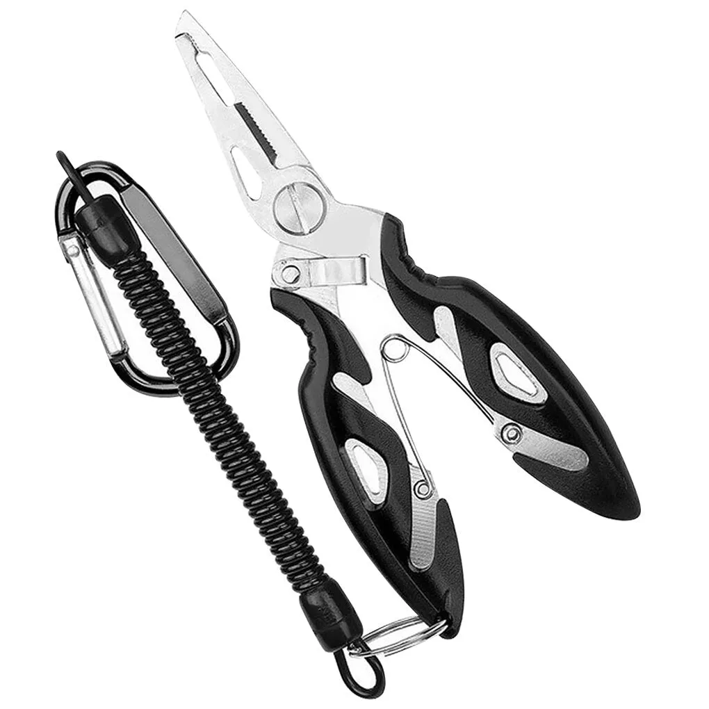 Fishing Multifunctional Plier Fishing Lanyards Cutting Fish Tool Boating Ropes Kayak Camping Pliers Lip Grips Tackle Fish Tools
