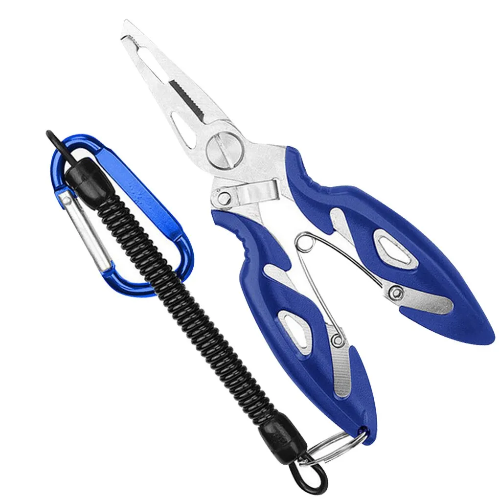 Fishing Multifunctional Plier Fishing Lanyards Cutting Fish Tool Boating Ropes Kayak Camping Pliers Lip Grips Tackle Fish Tools