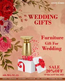 FURNITURE FOR WEDDING GIFTS | MARRIAGE GIFT VOUCHER | PREMIUM GIFTTING