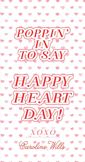 Poppin' Mini Hearts Red