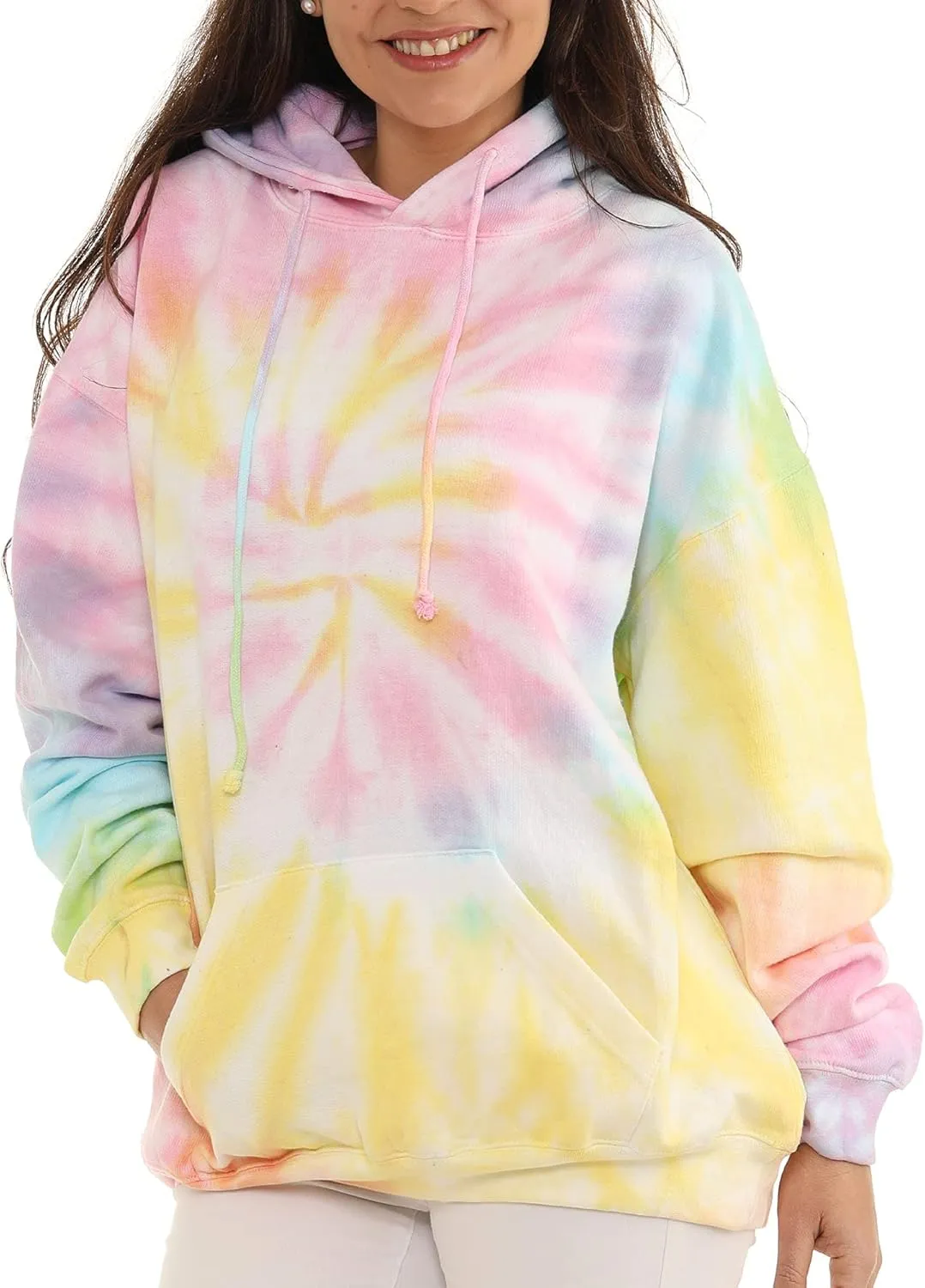 Pure Essence Tie Dye Sweatpants, Long Sleeve T-Shirts, Hoodies, and Crew Neck Sweatshirts (Sizes S, M, L, XL).