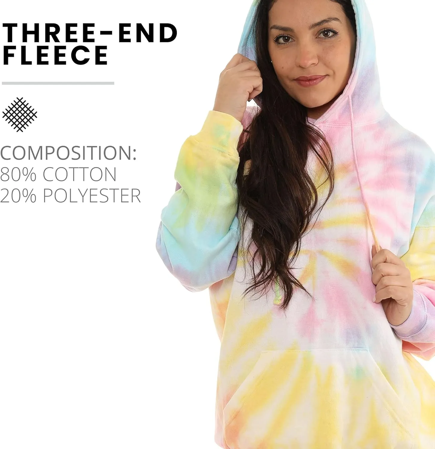 Pure Essence Tie Dye Sweatpants, Long Sleeve T-Shirts, Hoodies, and Crew Neck Sweatshirts (Sizes S, M, L, XL).
