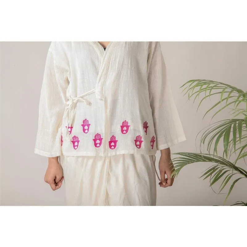 Satvik Off-White Yoga Angharkha Set