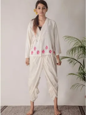 Satvik Off-White Yoga Angharkha Set