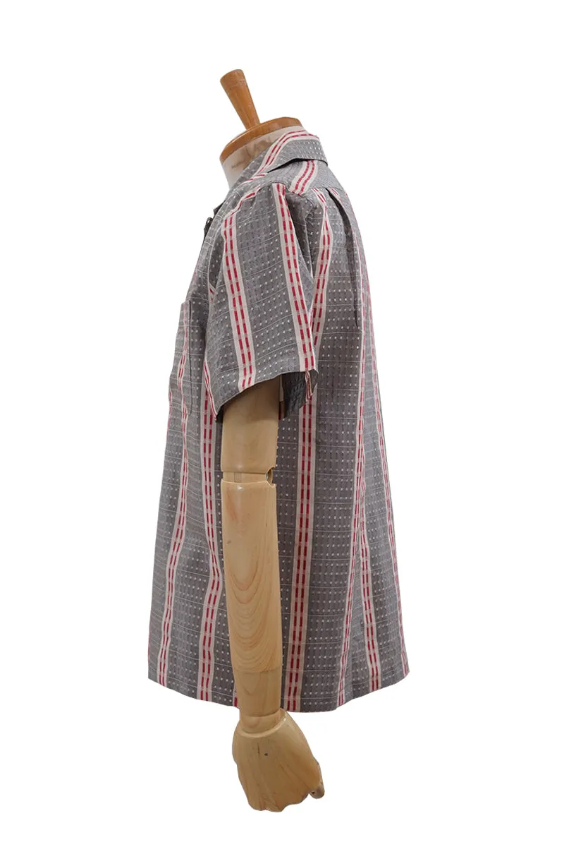 S/S Open Shirt “Chambray Dobby”