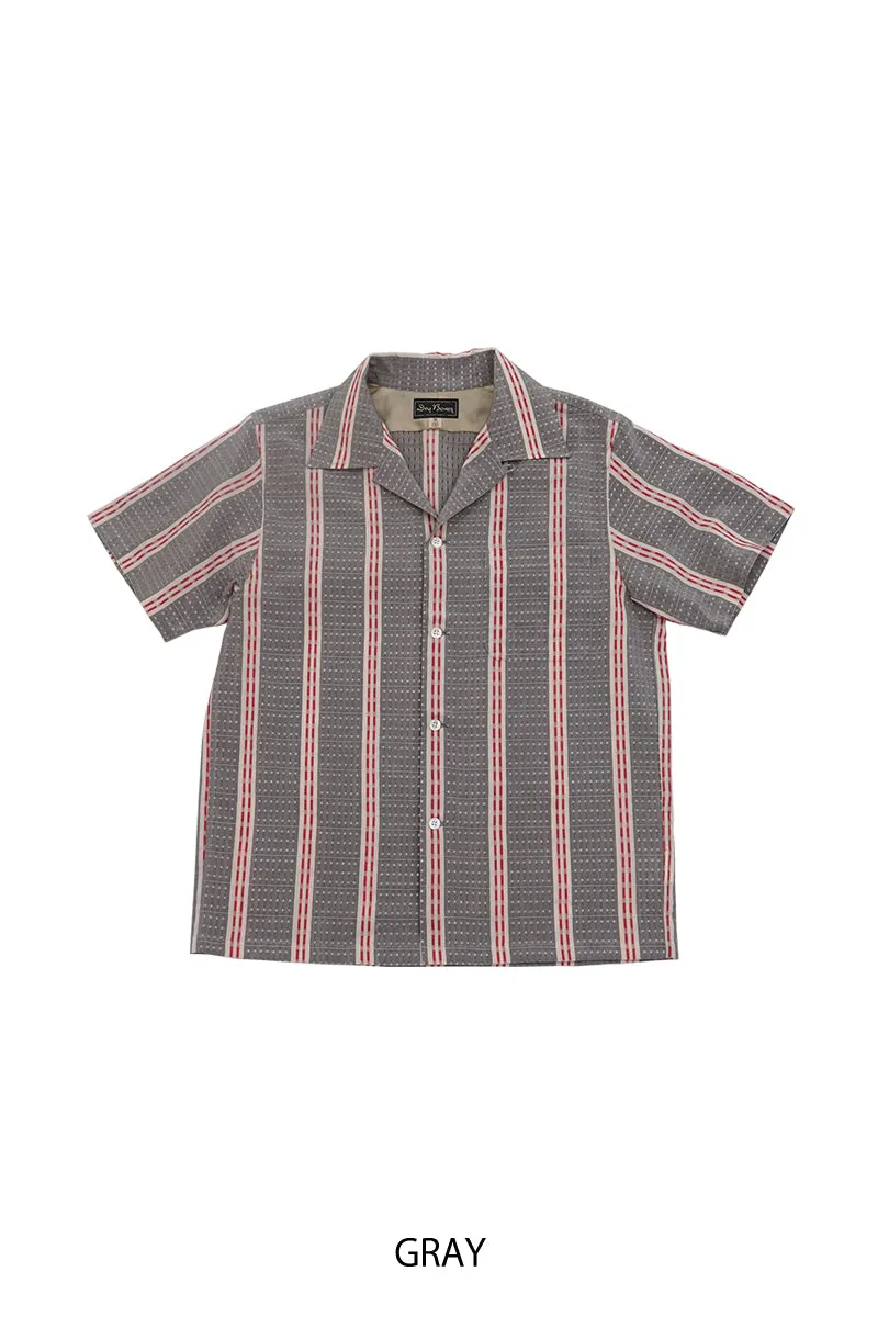 S/S Open Shirt “Chambray Dobby”