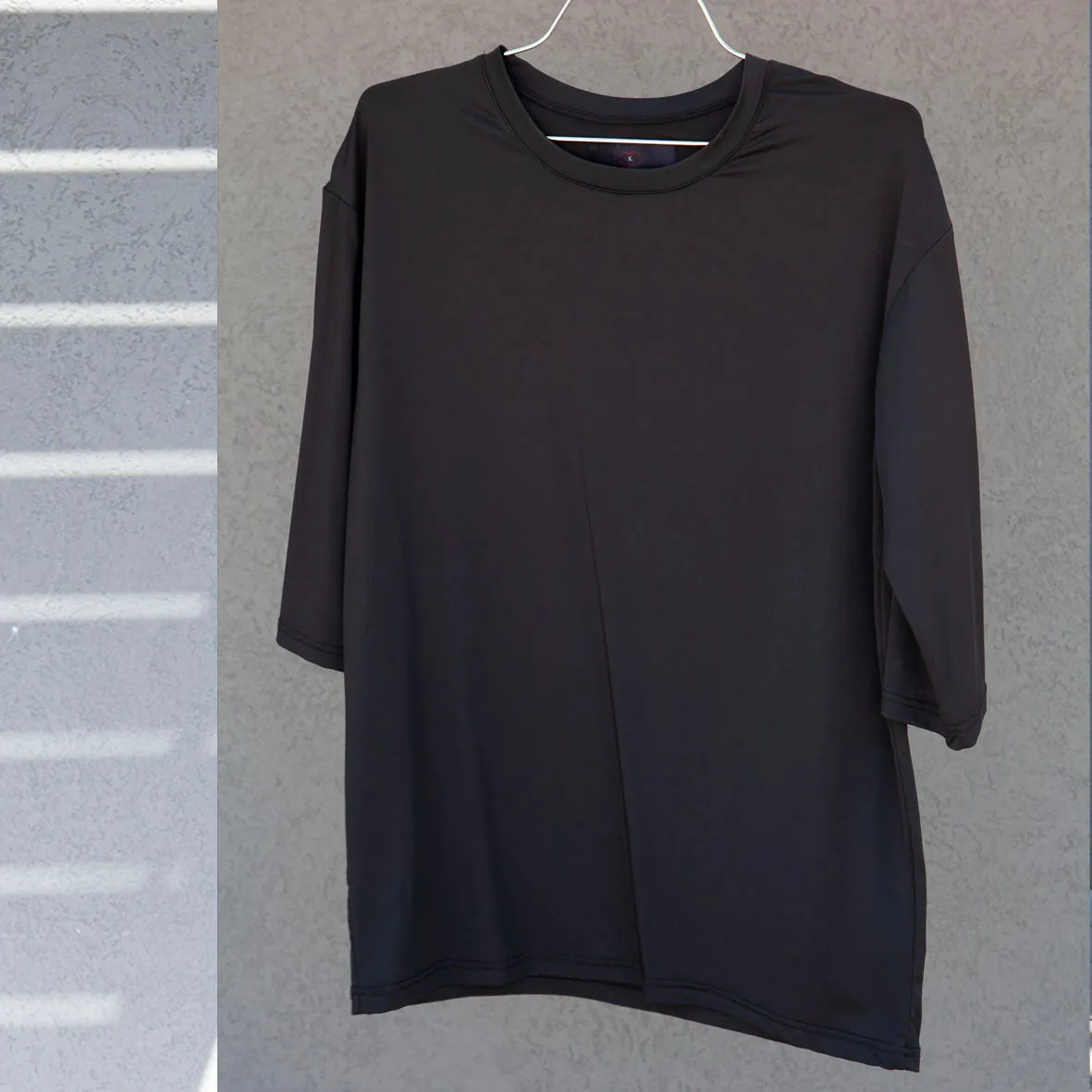 Swimsuit - Tshirt 3/4 sleeves TS2006S - Black