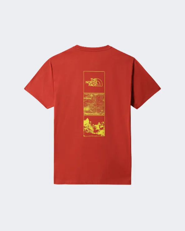 The North Face Foundation Graphic Men Hiking T-Shirt Red