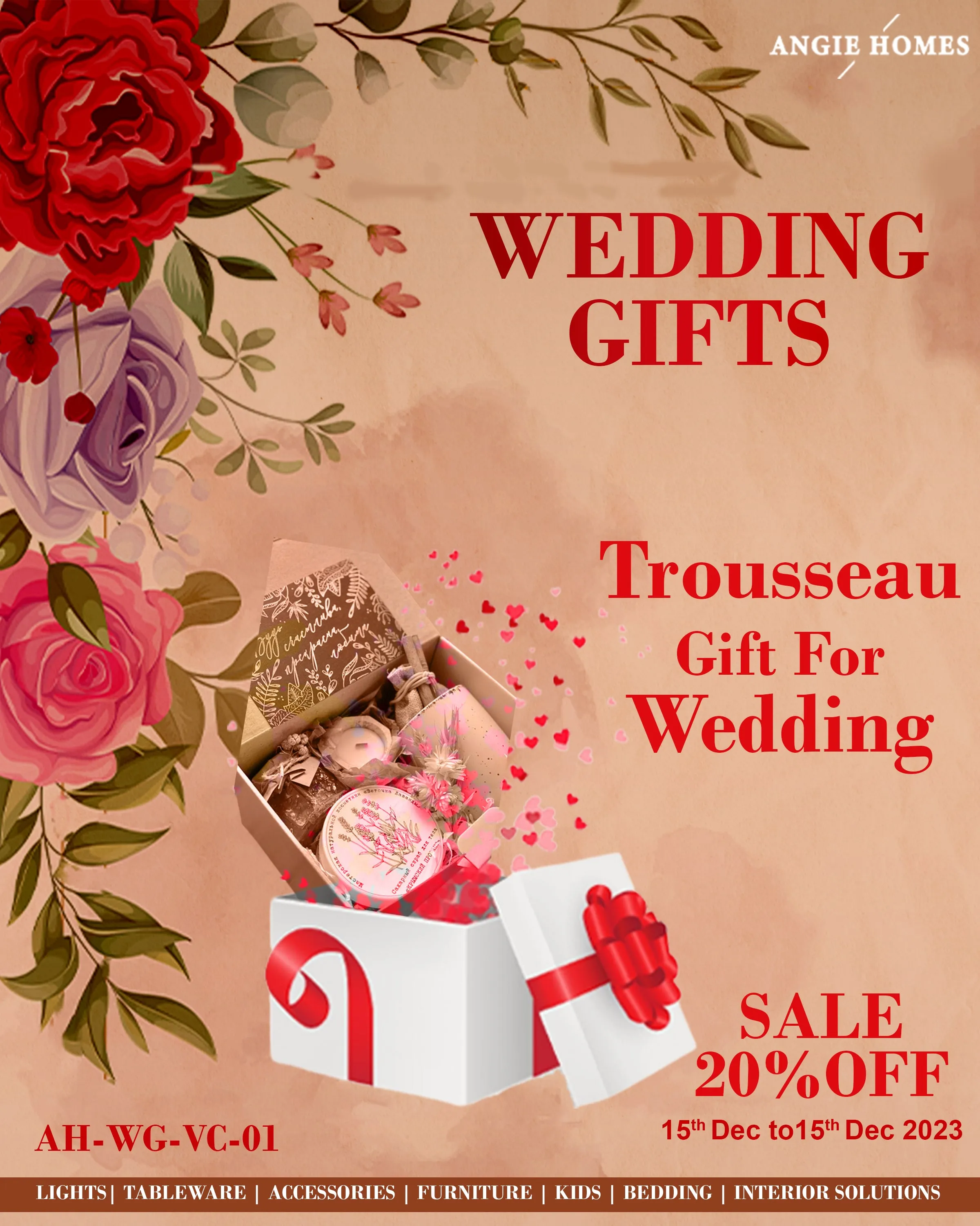 TROUSSEAU WEDDING GIFTS | MARRIAGE GIFT VOUCHER | FANCY GIFTTING
