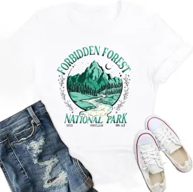 Womens Hiking Shirt Mountain Nature Hike T-Shirt National Park Casual Tshirt Camping Outdoor Tee