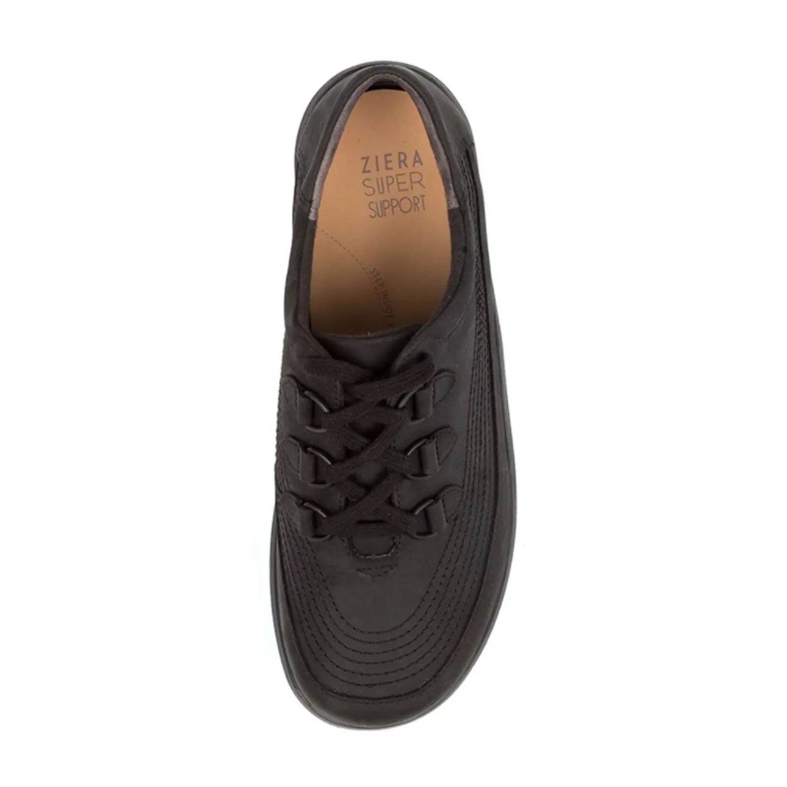 Ziera Amaris Wide Lace Up (Women) - Black Trooper Mix